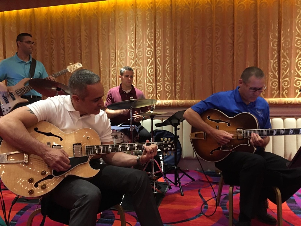 U.S. Air Force Band of the Golden West Performs With and Honors Command Senior Enlisted Leader