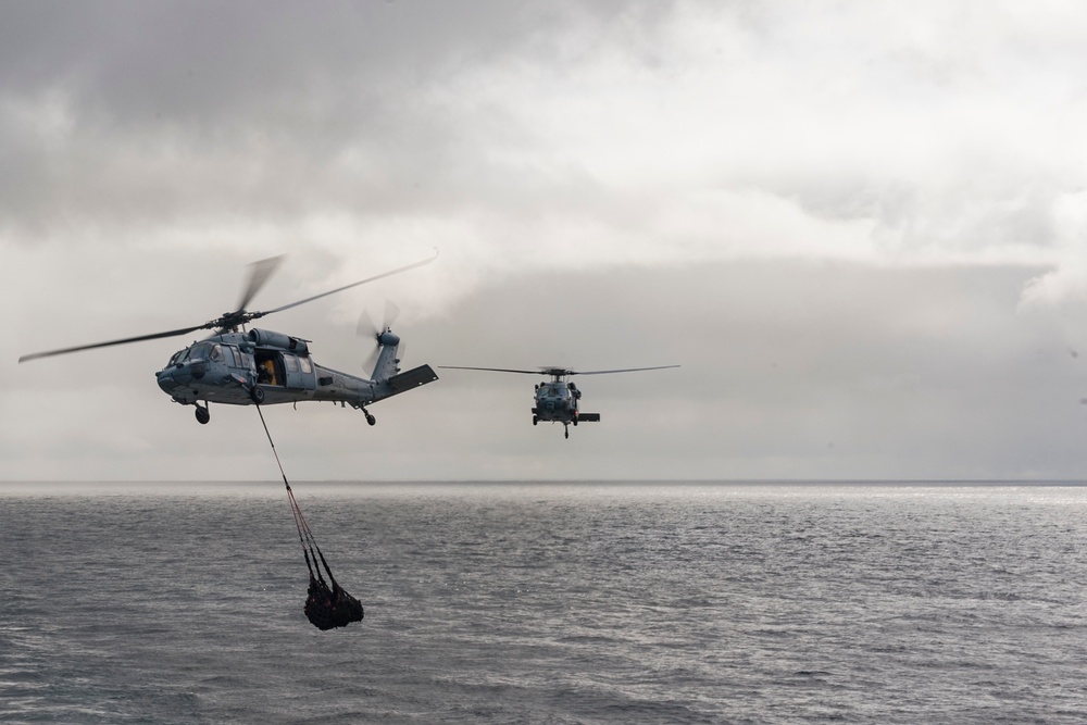 GHWB is the flagship of Carrier Strike Group (CSG) 2, which is comprised of the staff of CSG-2; GHWB; the nine squadrons and staff of Carrier Air Wing (CVW) 8; Destroyer Squadron (DESRON) 22 staff and guided-missile destroyers USS Laboon (DDG 58) and US..