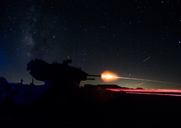 Melting pot: Marines with 1/1 and 2nd AAB conduct integrated live-fire range