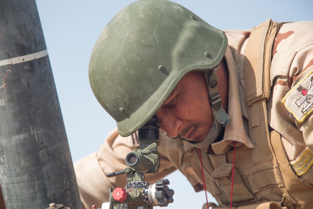 ISF mortar training