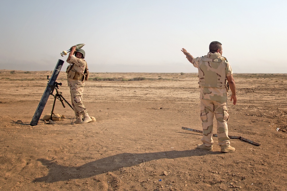 ISF mortar training