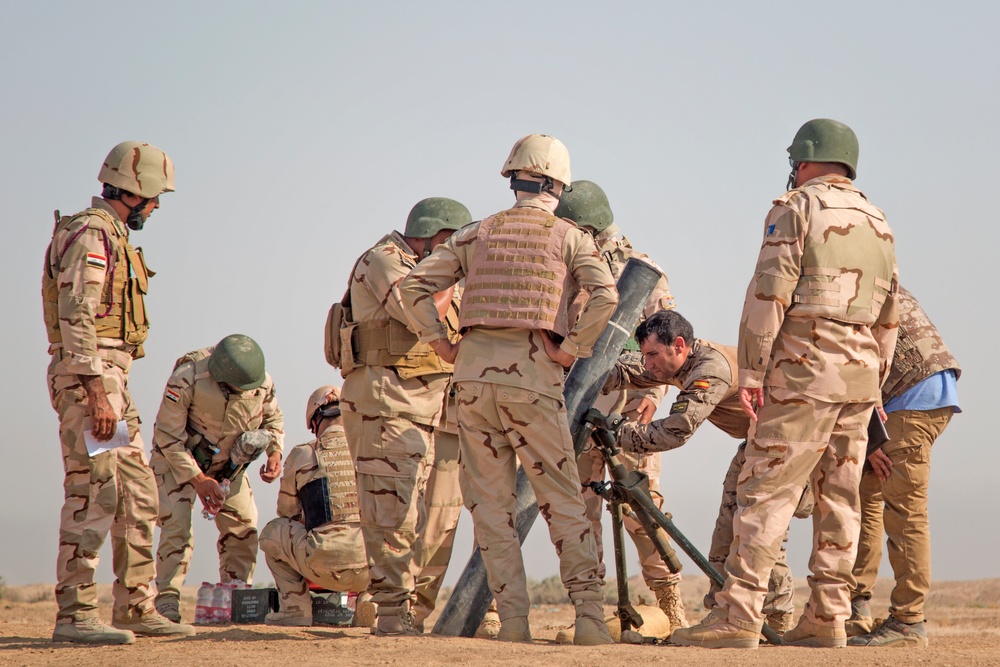 ISF mortar training