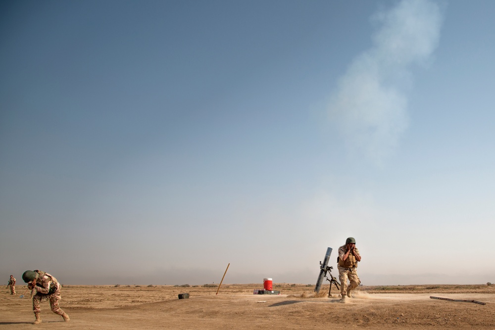 ISF mortar training