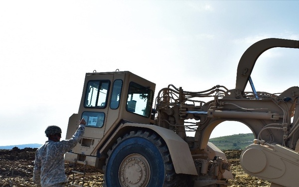 Engineers build moving armored target