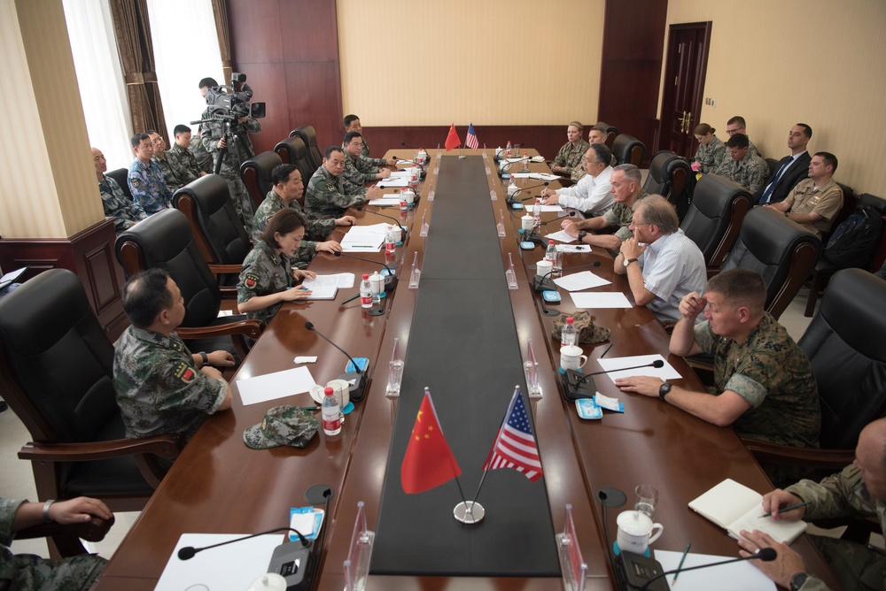 CJCS meets PRC troop in Shenyang