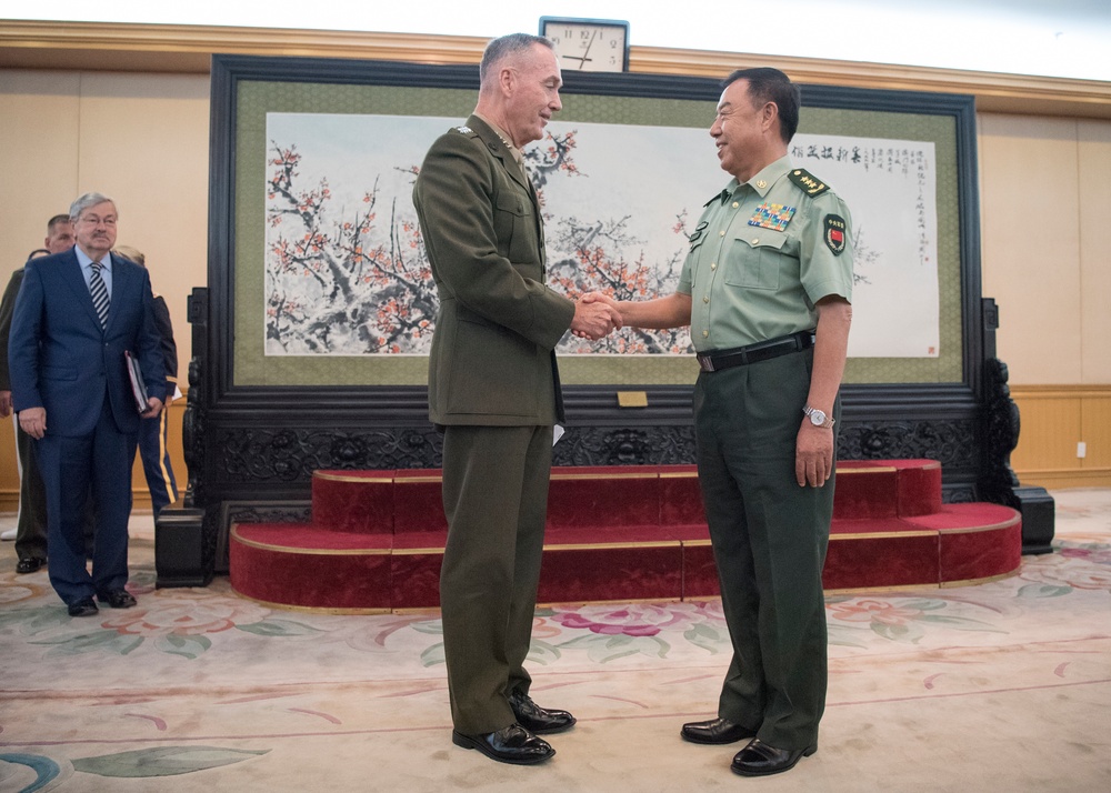 CJCS meets with PRC Counterpart
