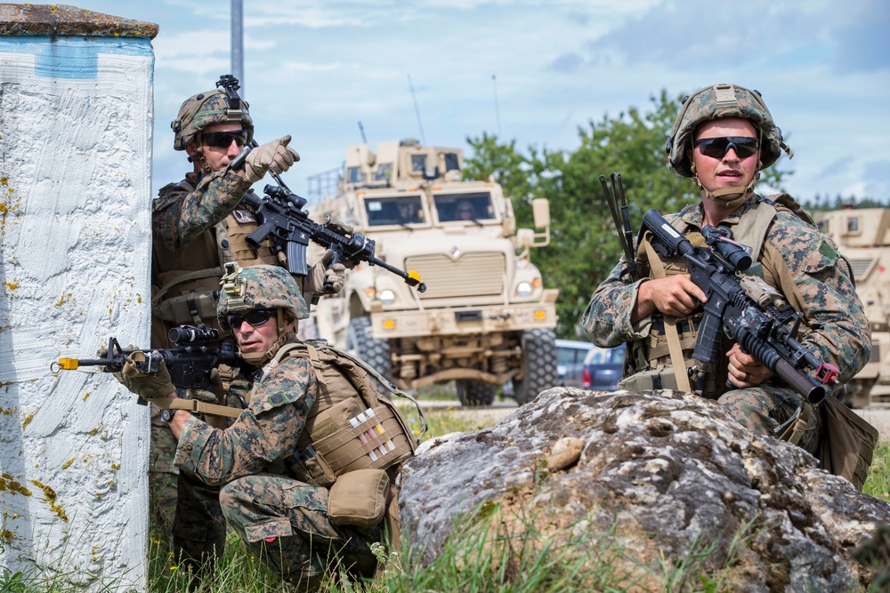 Marines tackle their pre-deployment, Mission Rehearsal Exercise