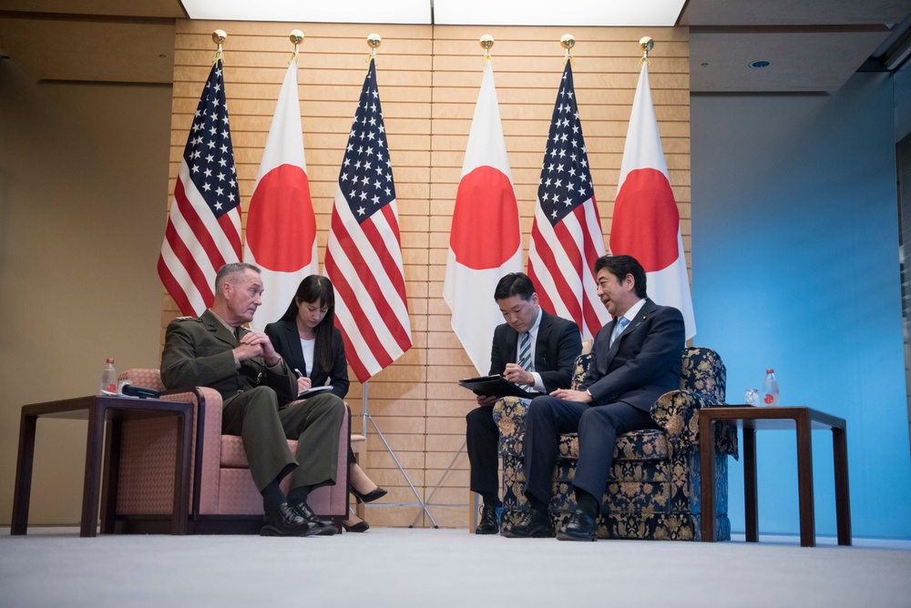 CJCS meets with Japan Prime Minister Shinzo Abe