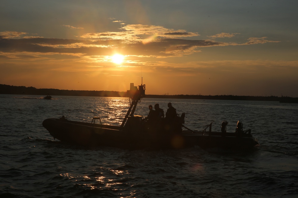 Marines raid from sea and air