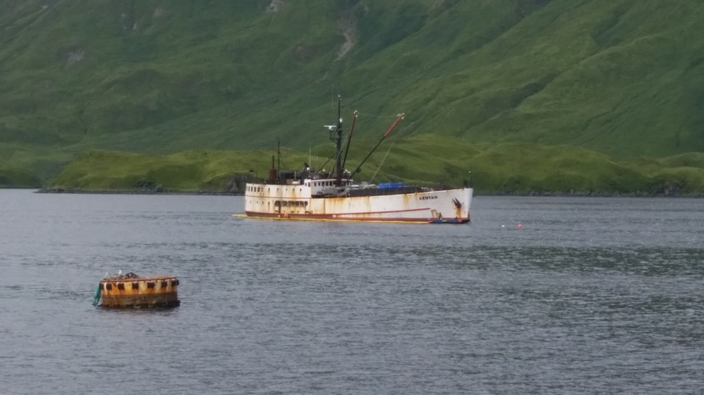 UPDATE: PHOTO RELEASE: Multiagency response to fishing vessel Akutan continues