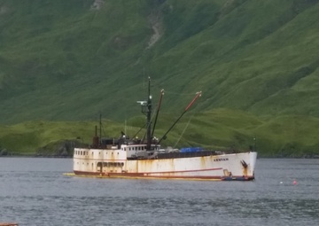 UPDATE: PHOTO RELEASE: Multiagency response to fishing vessel Akutan continues