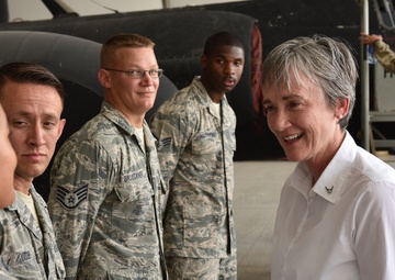 SecAF, CSAF emphasize importance of 380 AEW in ongoing fight against ISIS
