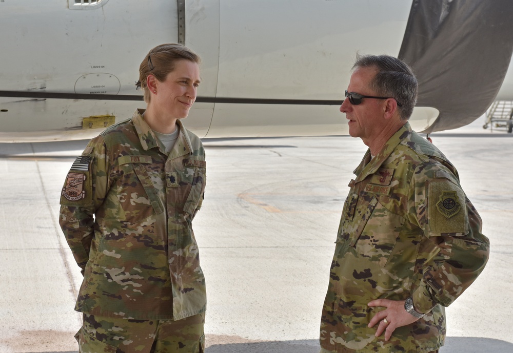 SecAF, CSAF emphasize importance of 380 AEW in ongoing fight against ISIS