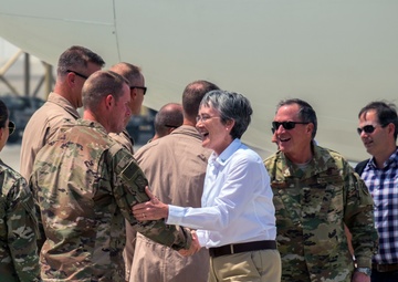 SecAF, CSAF emphasize importance of 380th AEW in ongoing fight against ISIS