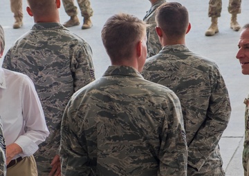 SecAF, CSAF emphasize importance of 380th AEW in ongoing fight against ISIS