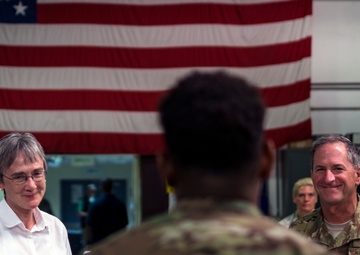 SecAF, CSAF emphasize importance of 380th AEW in ongoing fight against ISIS