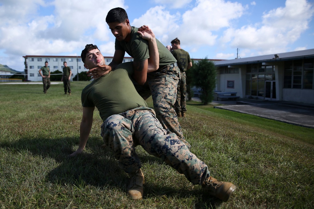 III MEF Marines conduct OC, quick-reaction force training aboard Camp Hansen