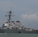 USS John S. McCain arrives at Changi Naval Base
