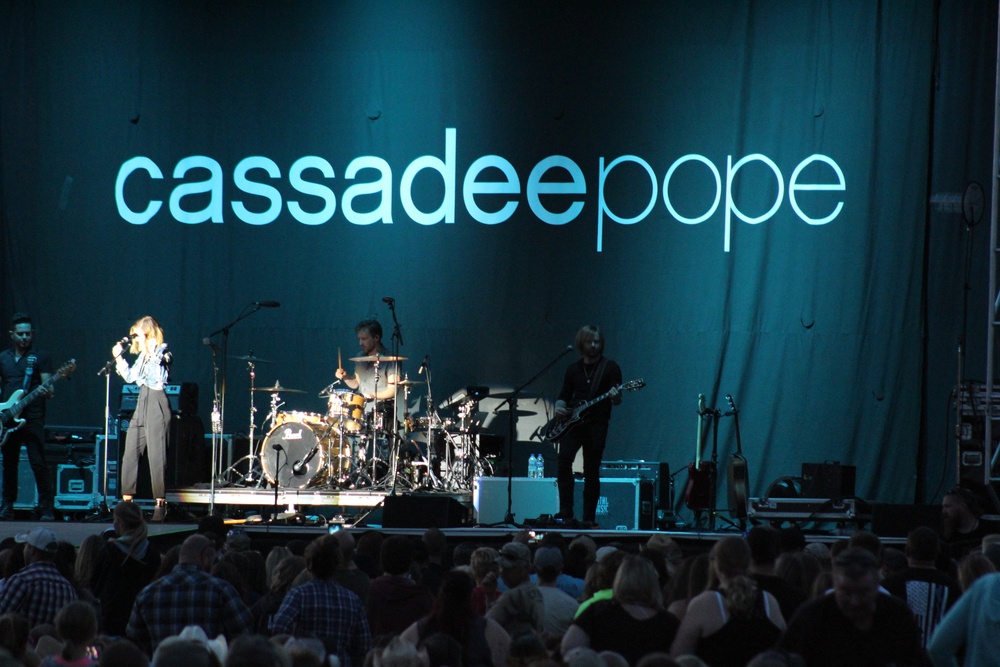 Artist Cassadee Pope plays to thousands at Fort McCoy concert