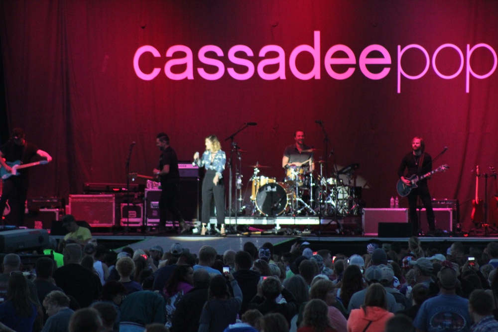 Artist Cassadee Pope plays to thousands at Fort McCoy concert