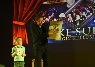 Illusionist performs for Keesler