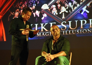 Illusionist performs for Keesler