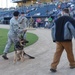 Shuckers recognize service members