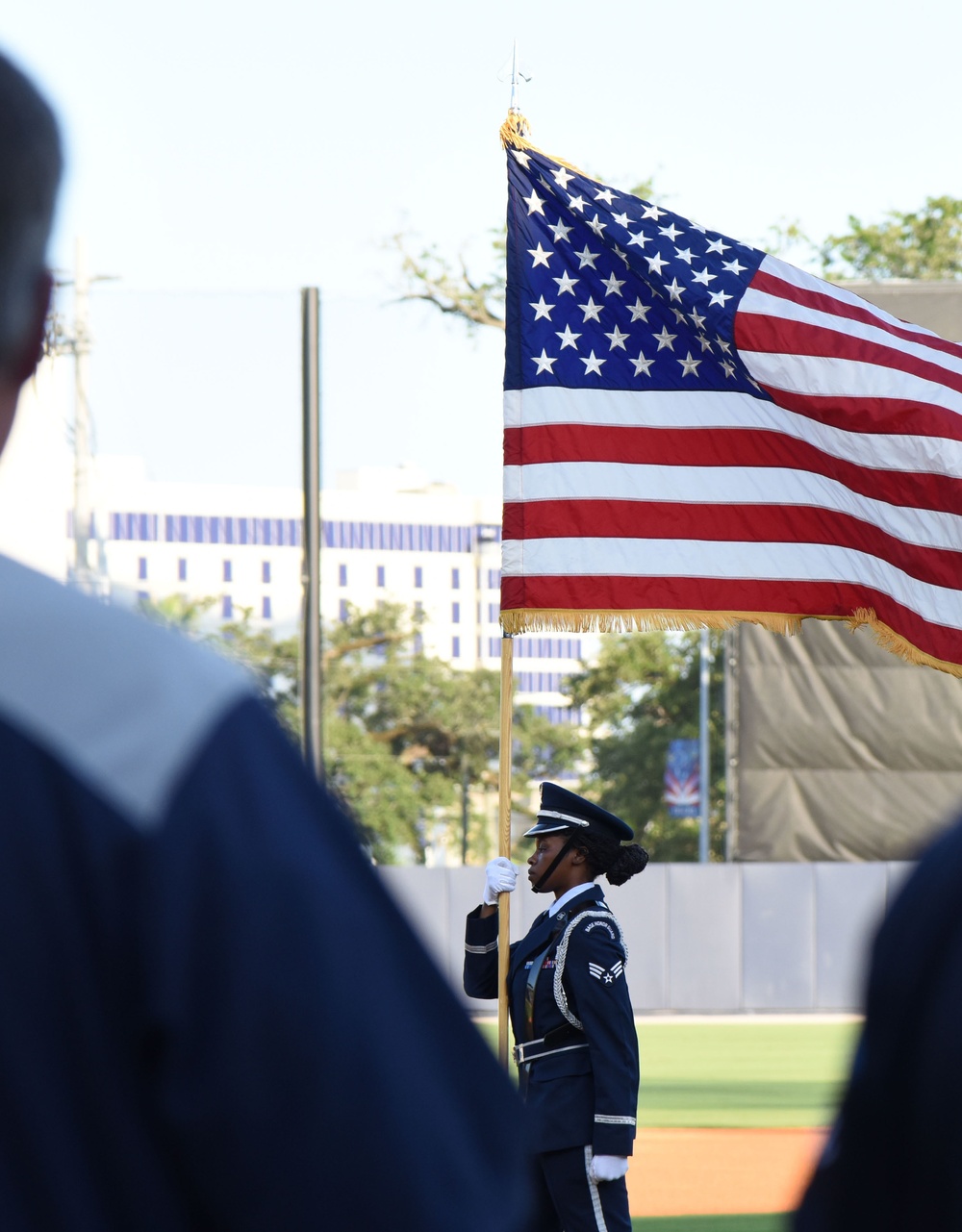 Shuckers recognize service members