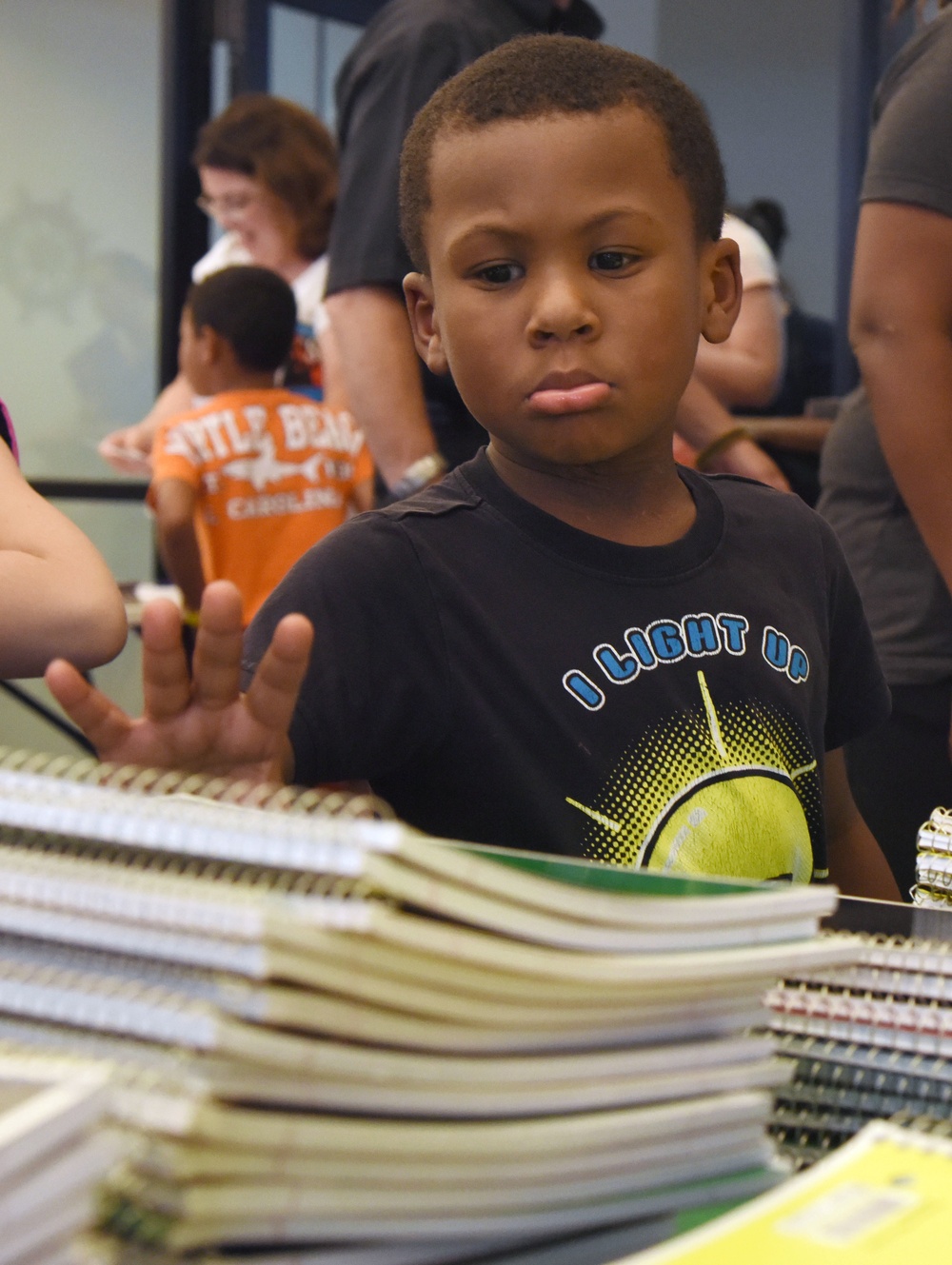 Military families receive back-to-school supplies