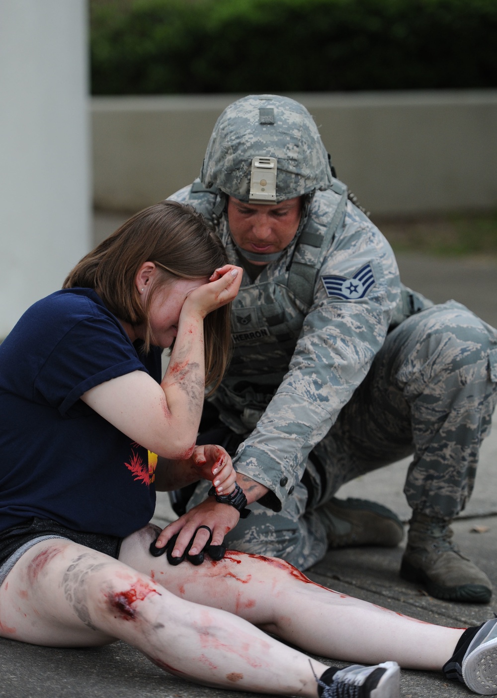 FPCON exercise prepares Keesler's first responders