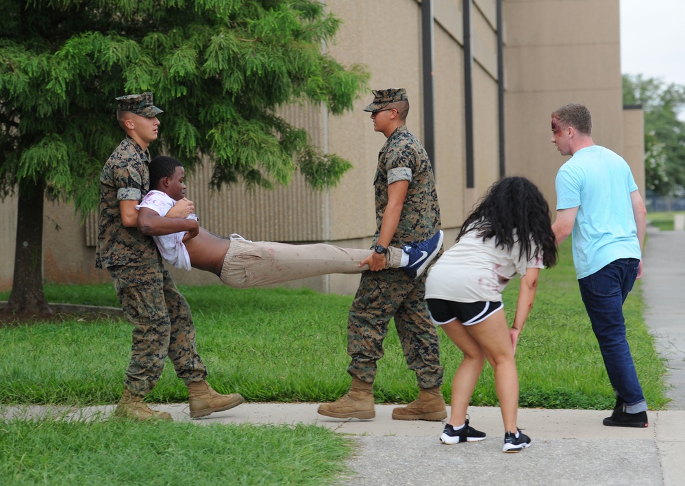 FPCON exercise prepares Keesler's first responders