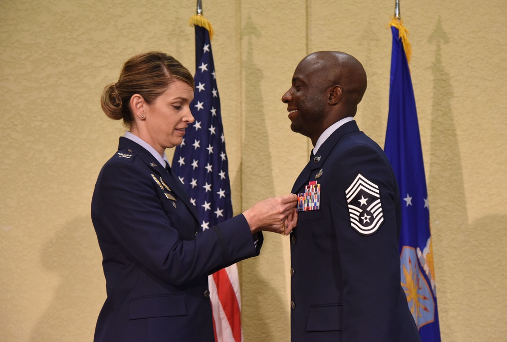 81st TRW command chief retires