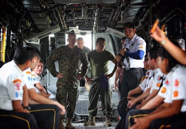 Forging bonds: U.S. Marines, airmen train alongside Guatemalan firefighters