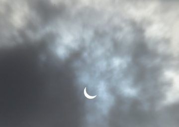 Arkansas Guardsmen View Solar Eclipse