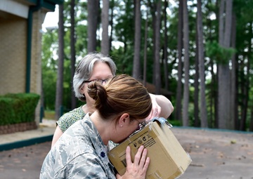 Arkansas Guardsmen View Solar Eclipse