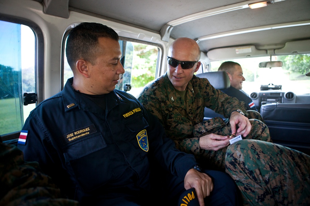 SPMAGTF-SC Commanding Officer visits Costa Rica