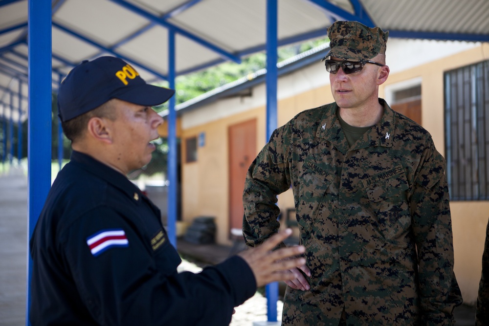 SPMAGTF-SC Commanding Officer visits Costa Rica