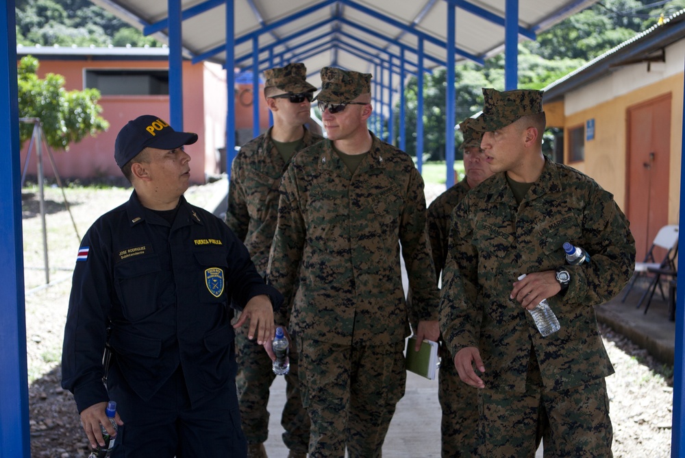 SPMAGTF-SC Commanding Officer visits Costa Rica