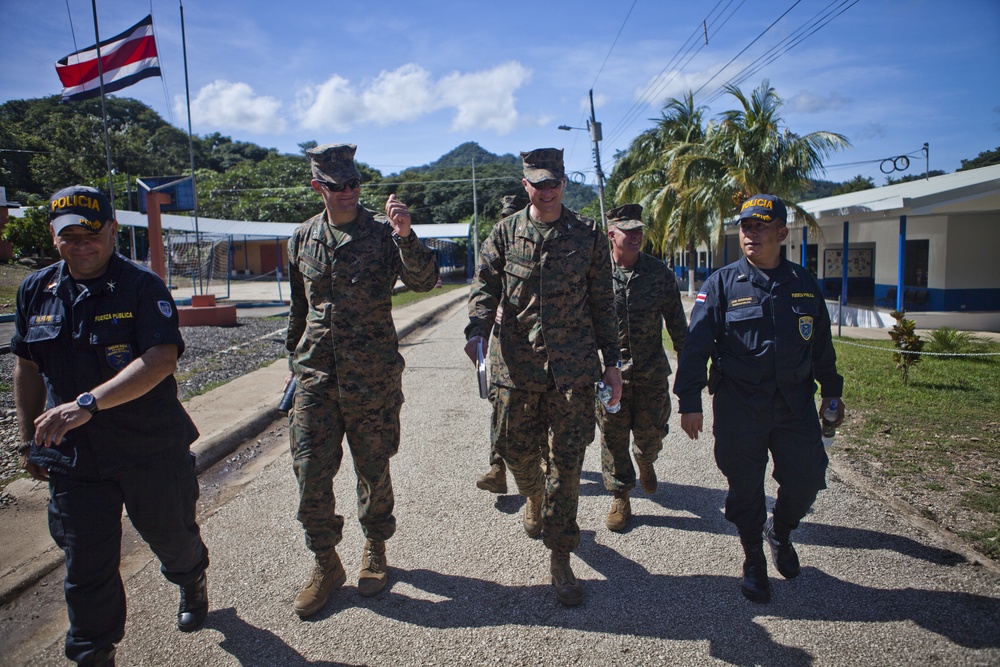 SPMAGTF-SC Commanding Officer visits Costa Rica