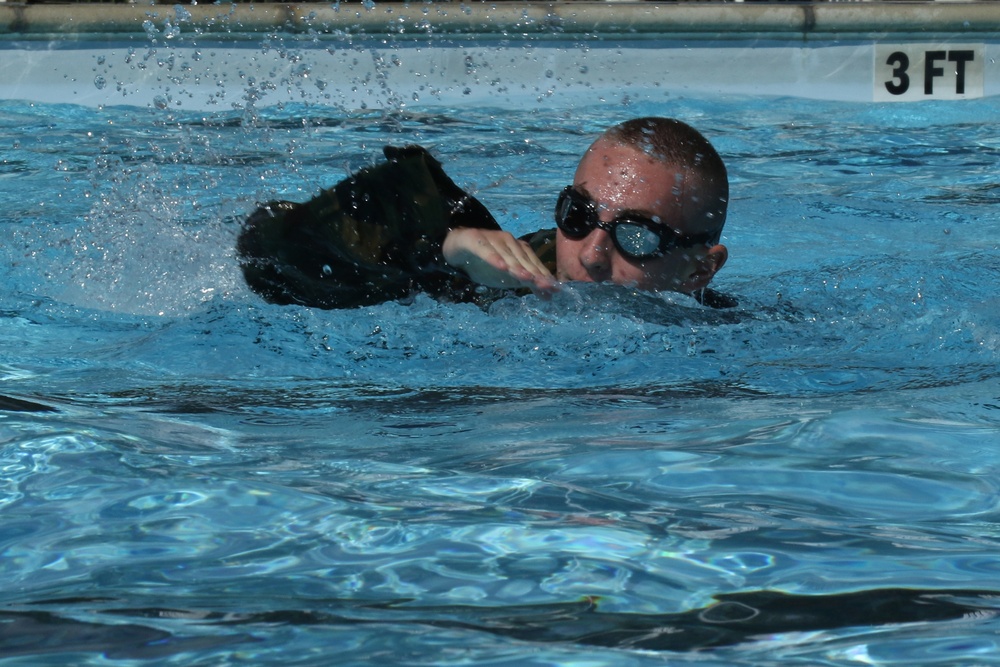 Naval Reserve Officers Training Corps Water Familiarization Training at Fort Carson