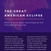 The Great American Eclipse Infographic