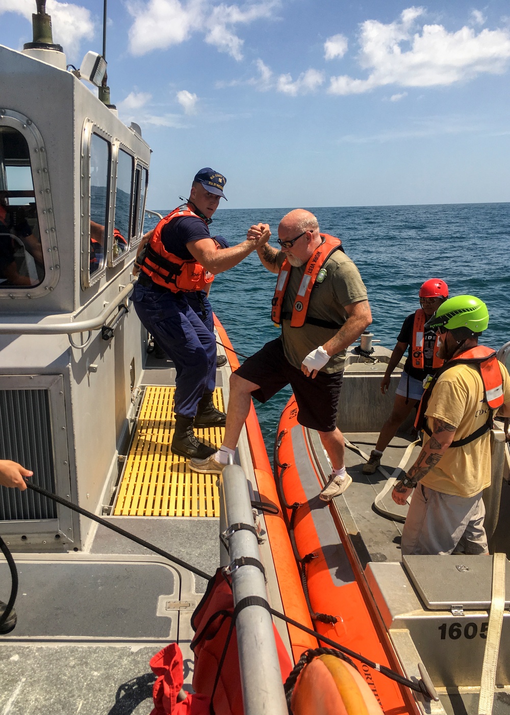 Coast Guard medevacs man from NOAA boat 12 miles west of Egmont Key