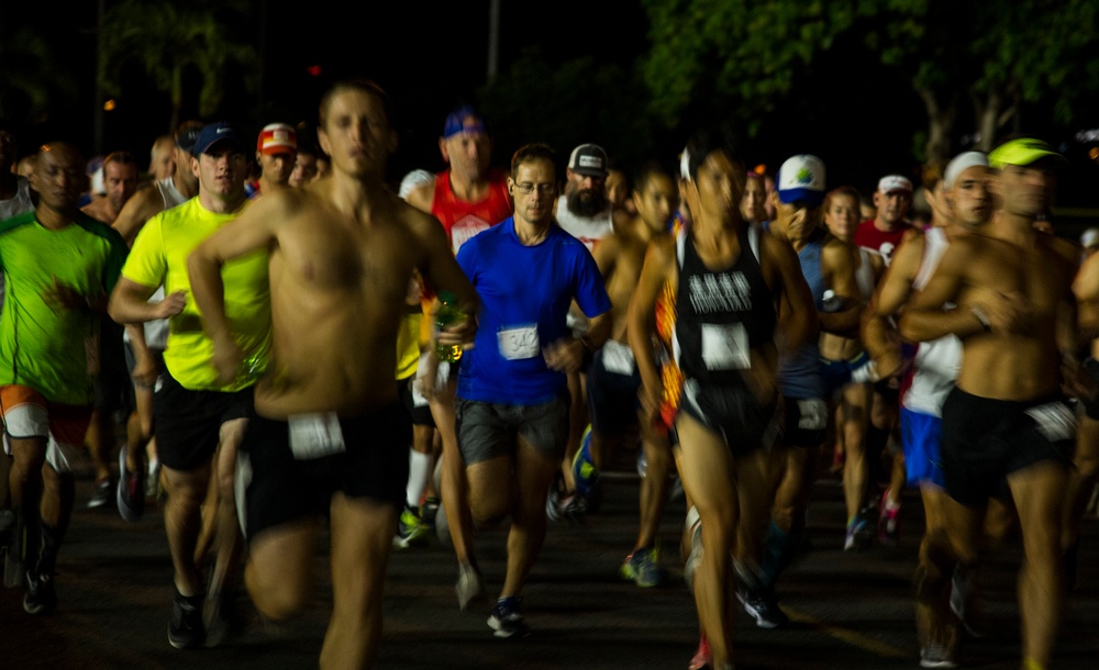 Half crazed runners take to the streets