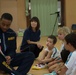 Sailors visit Japanese kindergarten students