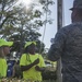 Honor Guard teaches school safety patrol flag etiquette