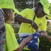 Honor Guard teaches school safety patrol flag etiquette