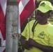 Honor Guard teaches school safety patrol flag etiquette