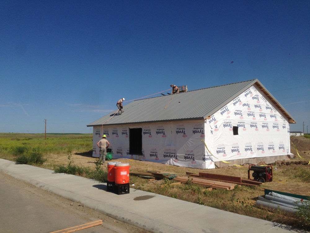 106th Rescue Wing’s Civil Engineer Squadron renovates homes for service veterans from the Native American tribe Crow Nation