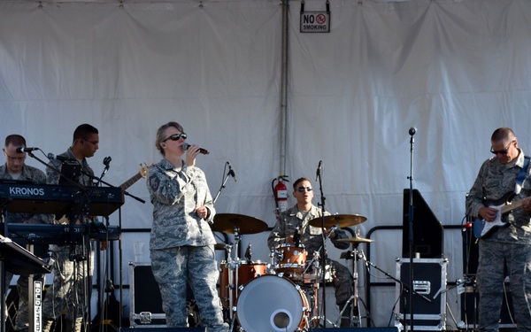 The U.S. Air Force Band Of The Golden West Adds "Flavor" To The Fairfield Tomato Festival