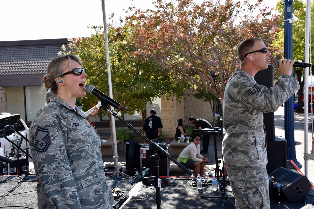 The U.S. Air Force Band Of The Golden West Adds &quot;Flavor&quot; To The Fairfield Tomato Festival
